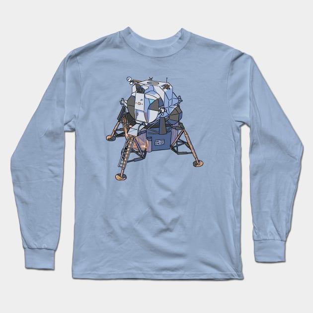 LEM Color Long Sleeve T-Shirt by StanDrawsSpaceships